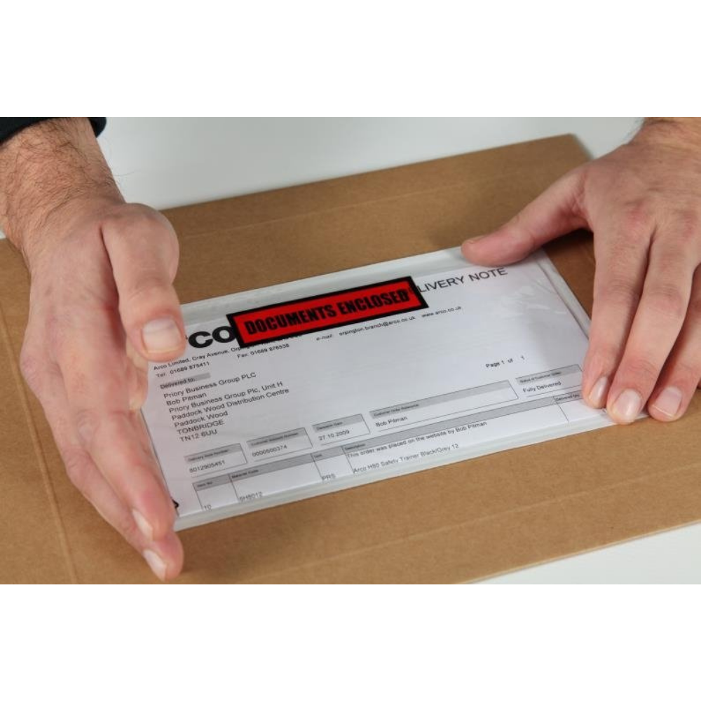 Shipping 'Documents Enclosed' Pouch