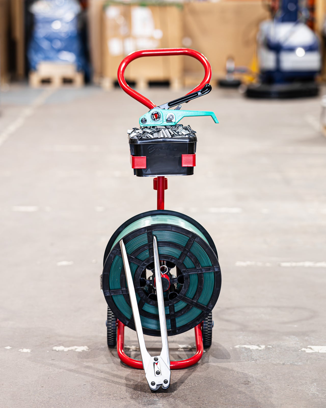 Mobile Strapping Dispenser Trolley