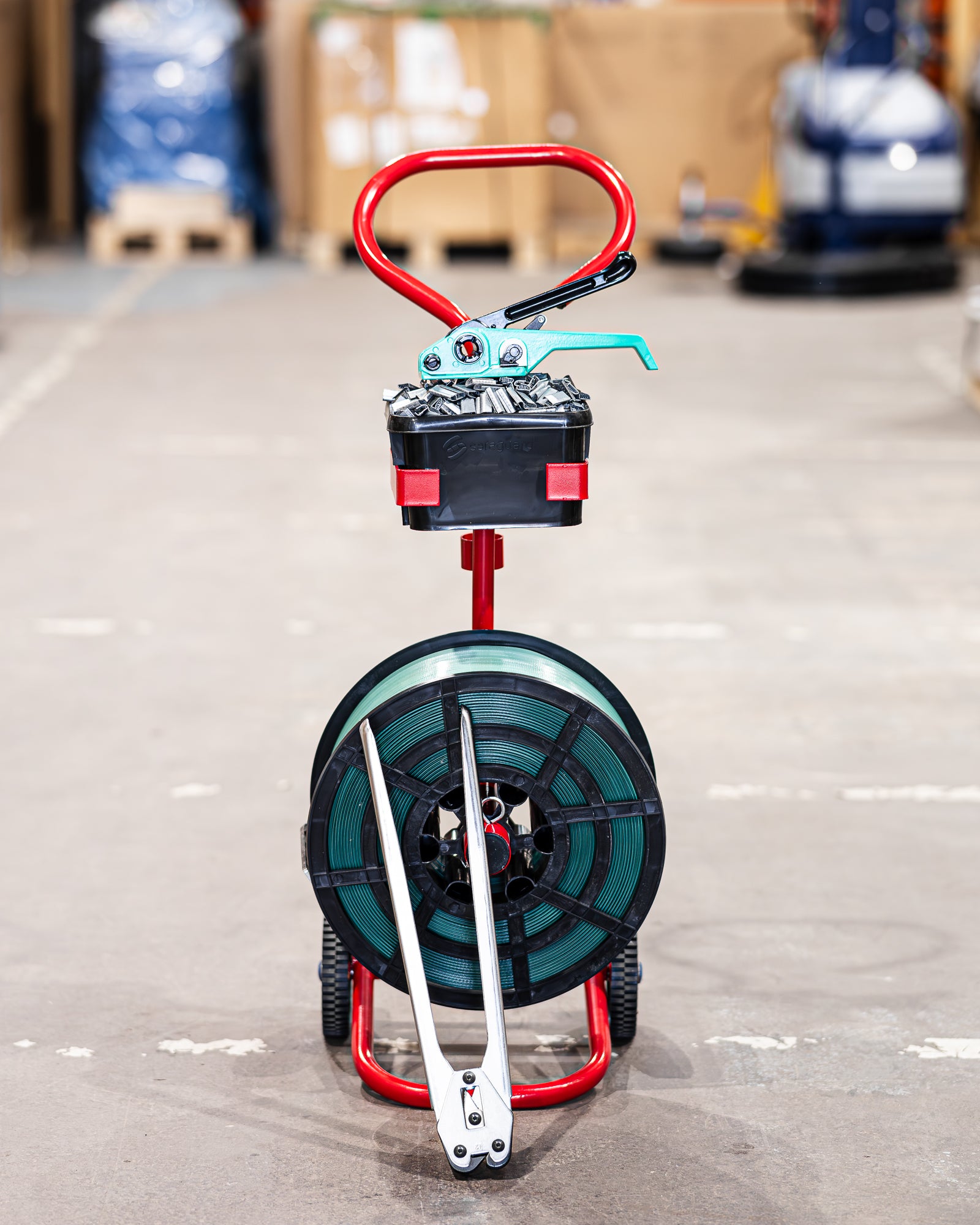 Mobile Strapping Dispenser Trolley