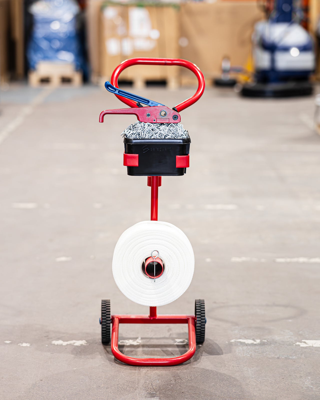 Mobile Strapping Dispenser Trolley
