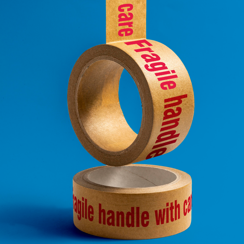 Printed 'Fragile' Paper Tape