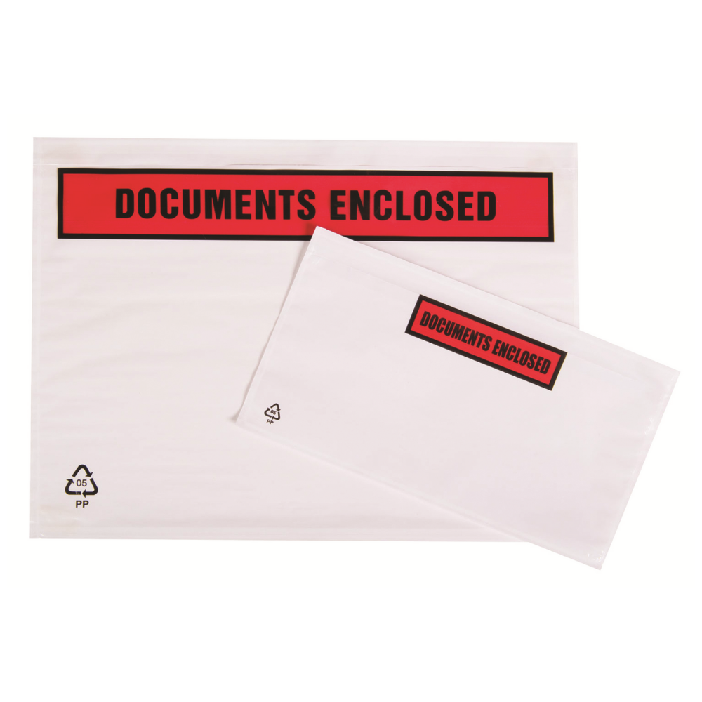 Shipping 'Documents Enclosed' Pouch
