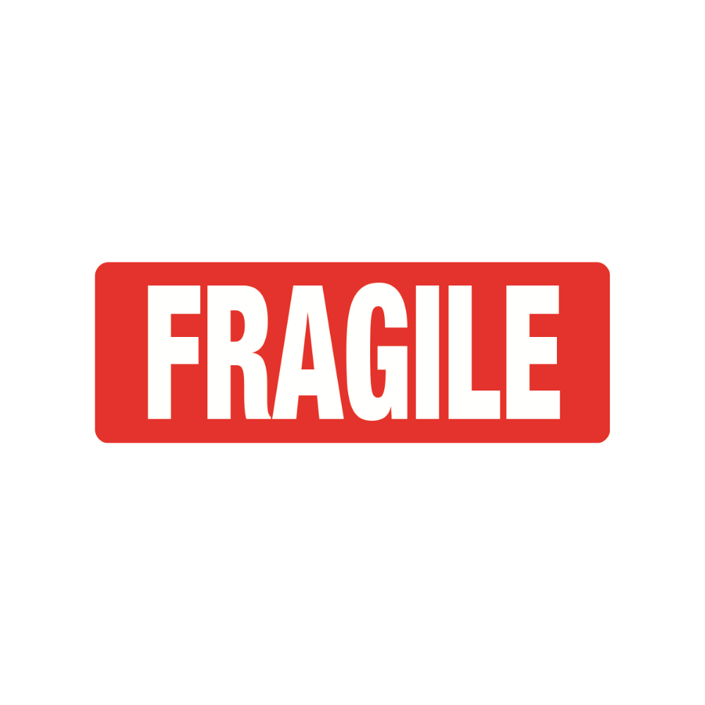 Printed Parcel Labels - FRAGILE