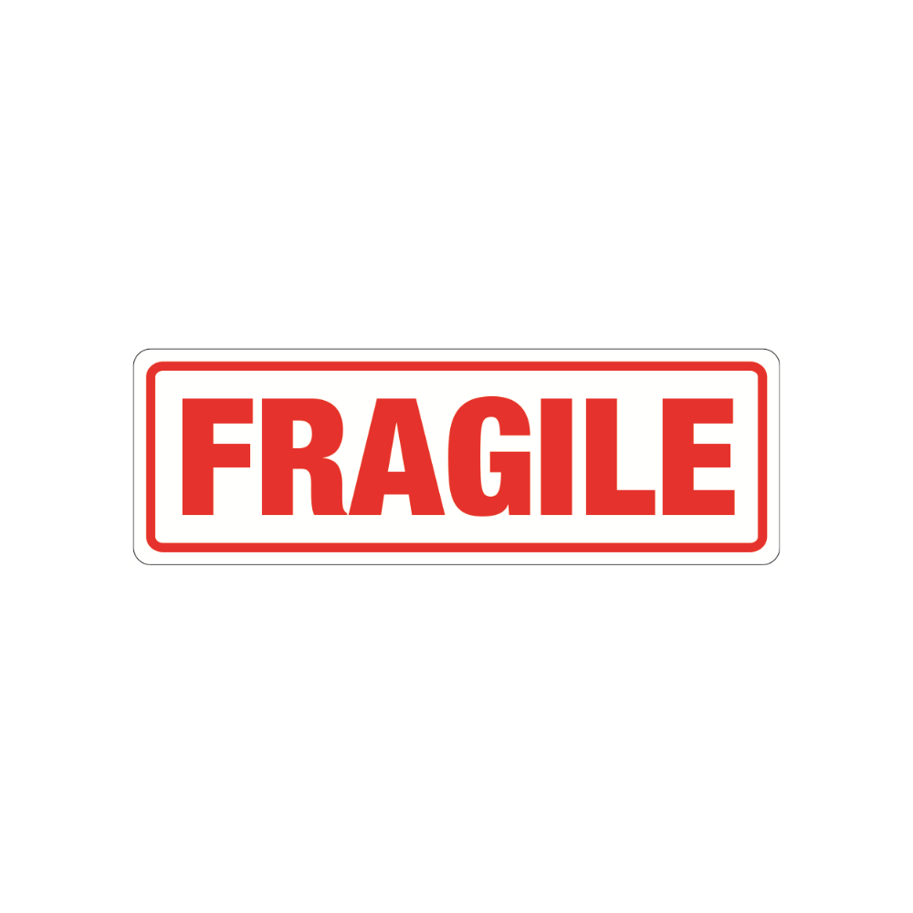 Printed Parcel Labels - FRAGILE