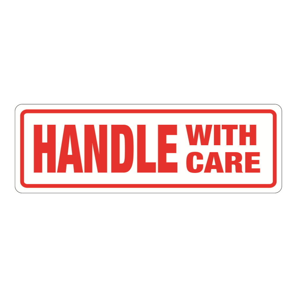 Printed Parcel Labels - HANDLE WITH CARE